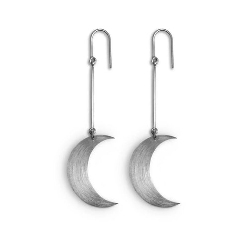 Jane Kønig Half moon earring, Sølv