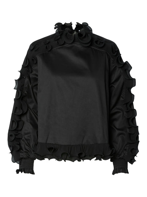 YASMIMA Ls Top - Sort