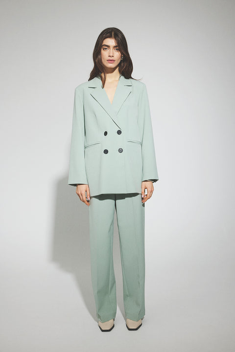 YASLIKKA Oversized Blazer, Iceberg Green