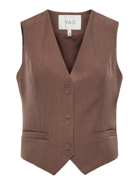 YASCAMMA Waistcoat, Coffee Quartz