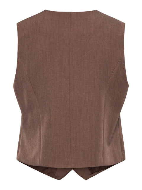 YASCAMMA Waistcoat, Coffee Quartz