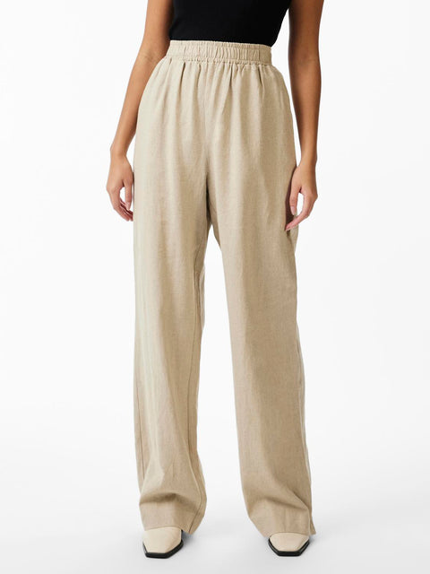 YASFLAXY HW Linen Pant, Birch