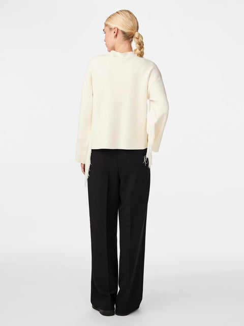 YASFRINGA LS O-Neck Knit Pullover