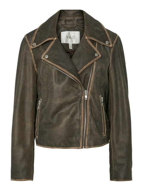 YASPIXIE Leather Jacket, Amphora