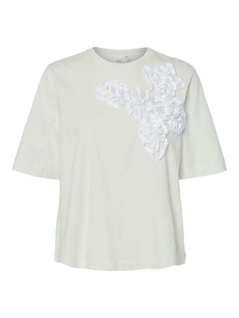 YASVISELY SS TEE, Star White