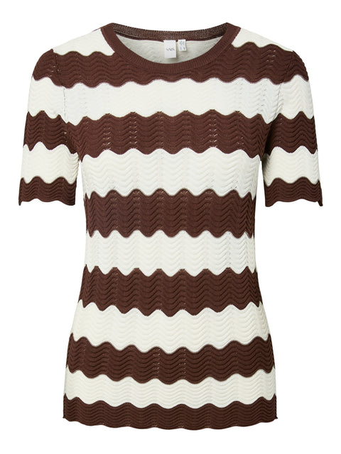 YASBEE SS Knit Top, Birch
