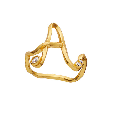 Maanesten Alphabet Ring "A"