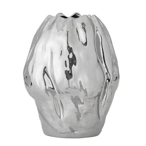bobby vase sølv stentøj fra bloomingville 82062637