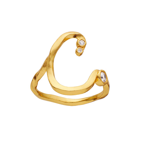 Maanesten Alphabet Ring "C"