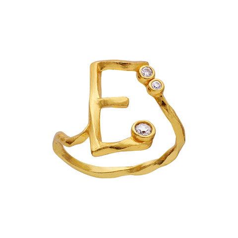 Maanesten Alphabet Ring "E"