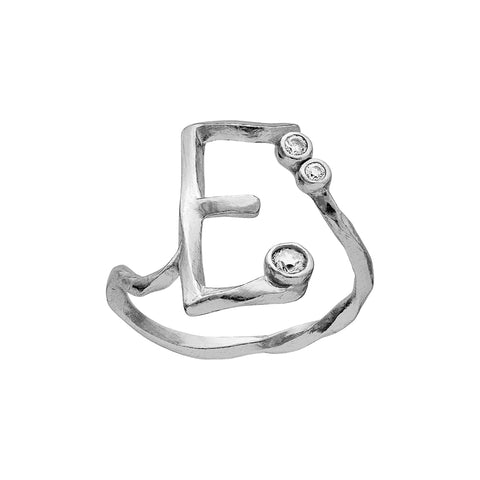 Maanesten Alphabet Ring "E"