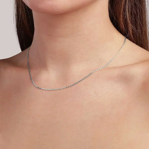 Jane Kønig Envision s-chain necklace, Sølv