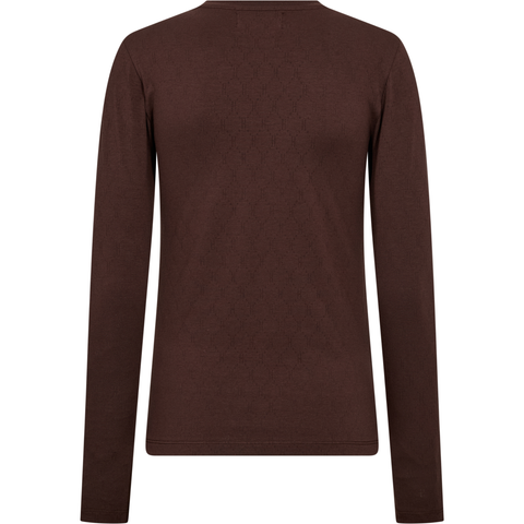 Hype The Detail Bluse, m. logo, Brun
