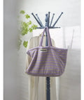 Bongusta Naram Weekend bag, Lilac & neon yellow