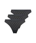 hype the detail sring trusse med logo i sort. elegant og smart trusse i 3 pakke