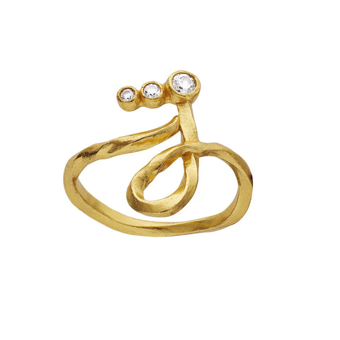 Maanesten Alphabet Ring "J"