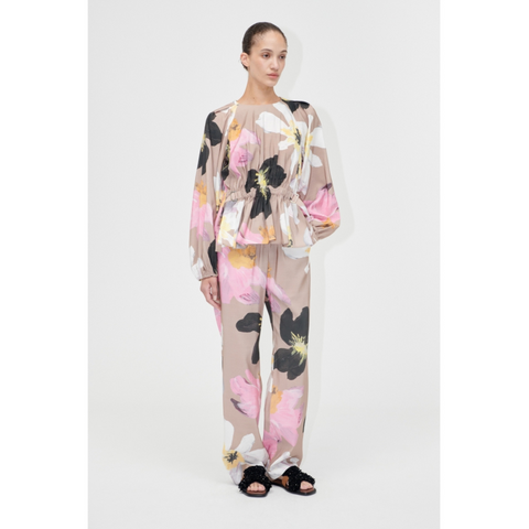 Stine Goya Double Buckle Raglan Top - Wild Flowers