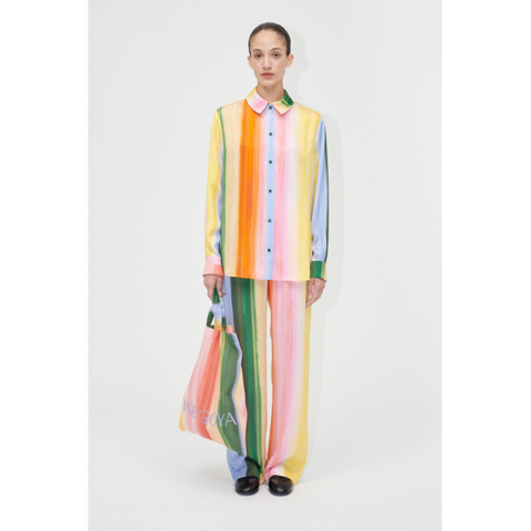Stine Goya Elasticated Long Pants - Pastel hue