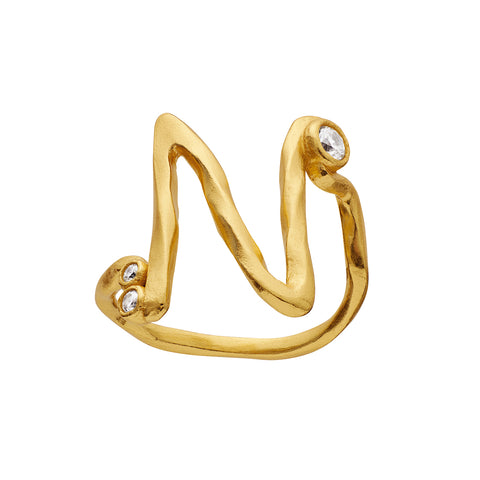 Maanesten Alphabet Ring "N"