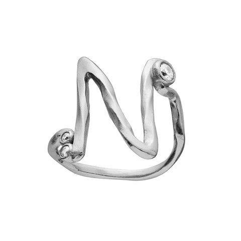 Maanesten Alphabet Ring "N"