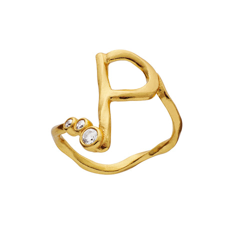 Maanesten Alphabet Ring "P"