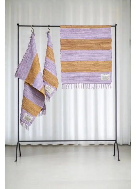 Bongusta Chindi gulvtæppe 60x90cm, Lilac & golden