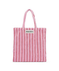 Bongusta Naram Totebag, Baby pink & ski patrol red