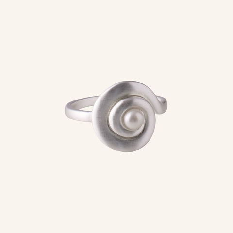 Pernille Corydon Shell Flower ring, Sølv