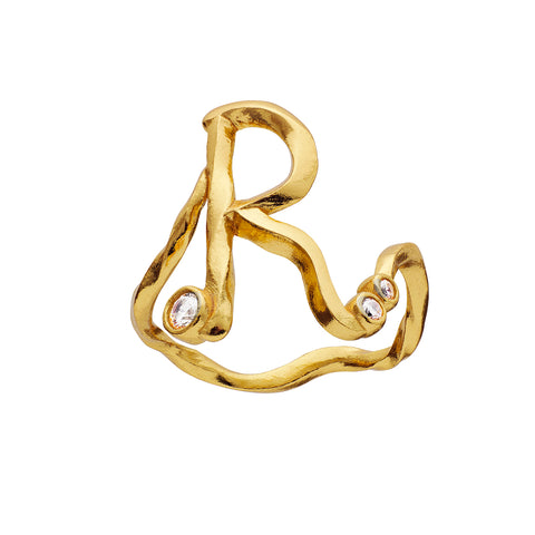 Maanesten Alphabet Ring "R"