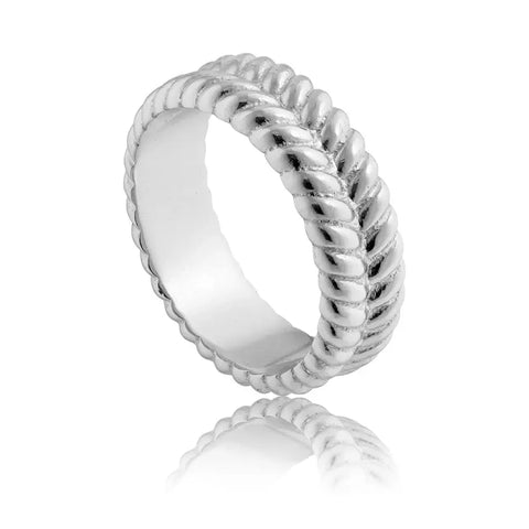 By Kjaergaard Braided ring, Sølv