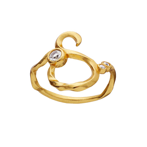 Maanesten Alphabet Ring "S"