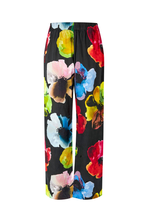 STINE GOYA - Elasticated Long Pants, Watercolor Bloom