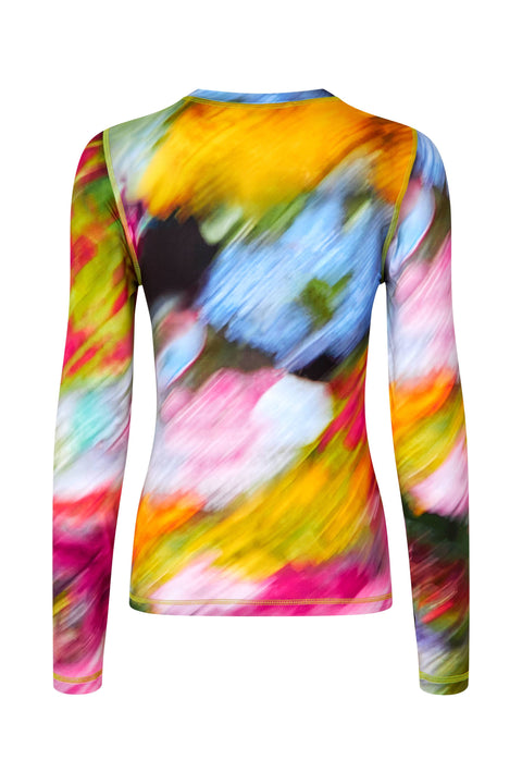 Stine Goya Elastic Long Sleeve Top, Liquid Floral