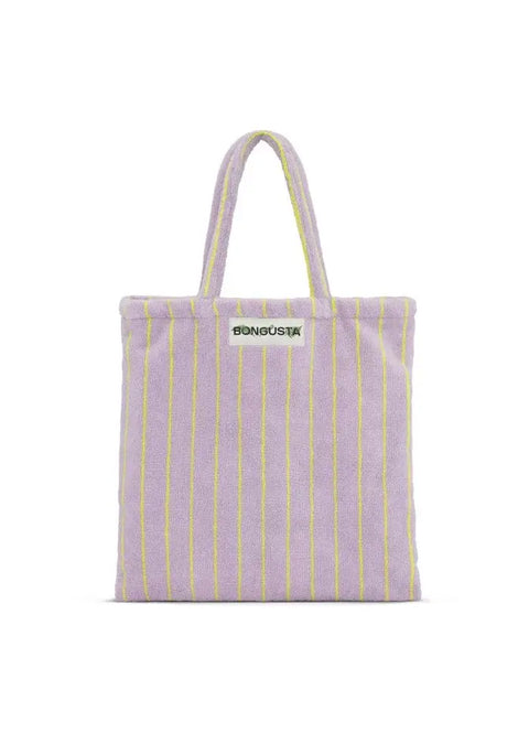 Bongusta Naram Totebag, Lilac & neon yellow