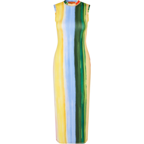 Stine Goya Elastic Tank Crewneck Dress - Rainbow Hue