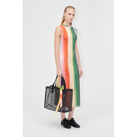 Stine Goya Elastic Tank Crewneck Dress - Rainbow Hue
