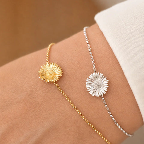 Flora Danica Tusindfryd Armbånd, Sølv