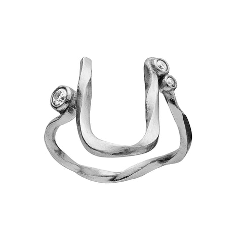 Maanesten Alphabet Ring "U"