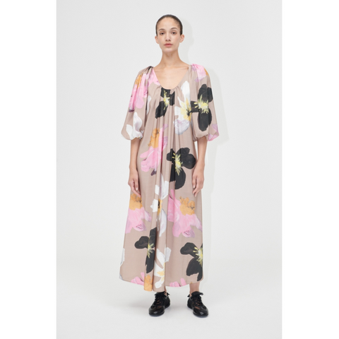 Stine Goya Voluminous Puff Sleeve Dress - Wild Flowers