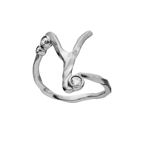 Maanesten Alphabet Ring "Y"