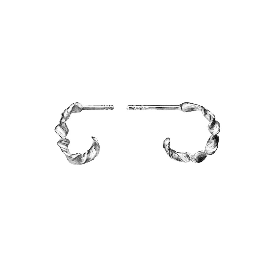 Amalie Maanesten øreringe, sølv